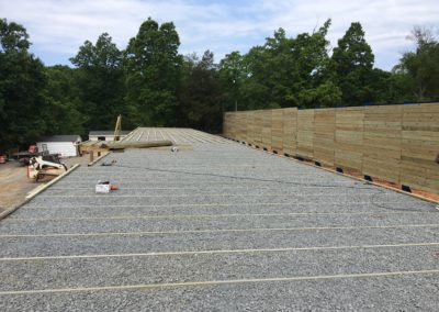 CRPC Rifle Range Project - Integrated Gravel Baffle Built Into The Shelter Roof